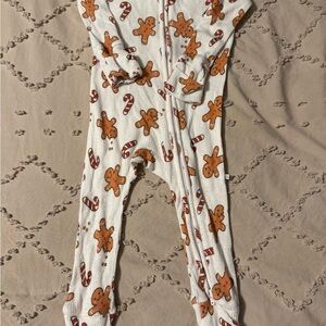 Caden Lane Gingerbread and Candy Cane Footie